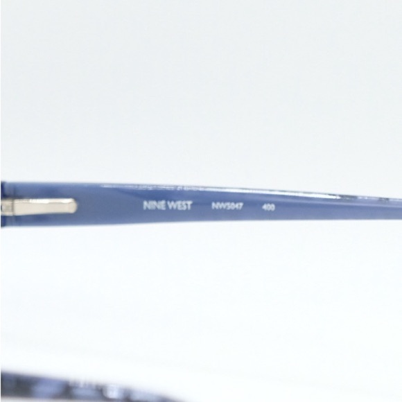 Nine West EYEGLASSES NW5047 Blue Crystal Excellent condition 💫 👓 - Picture 6 of 13